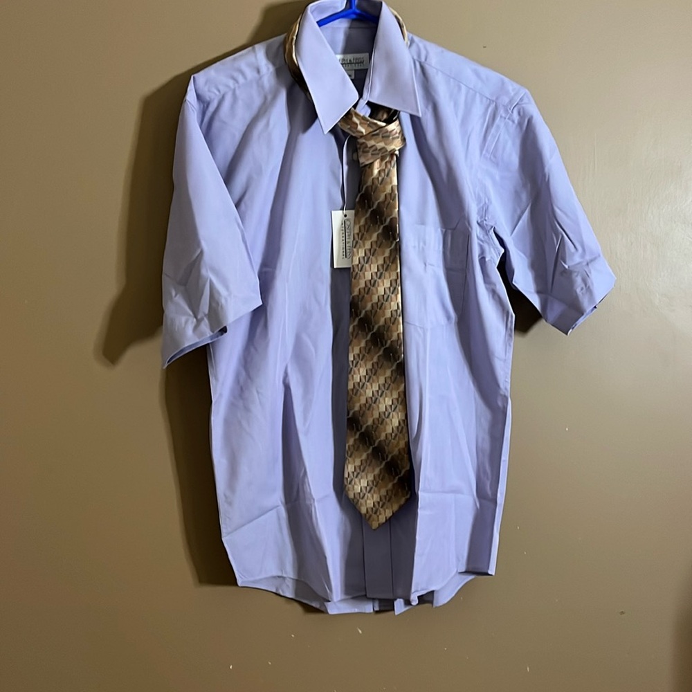 😄Joseph & Feiss shirt NWT and silk tie   B6